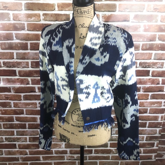 Fringe waist length jacket - Picture 8 of 10